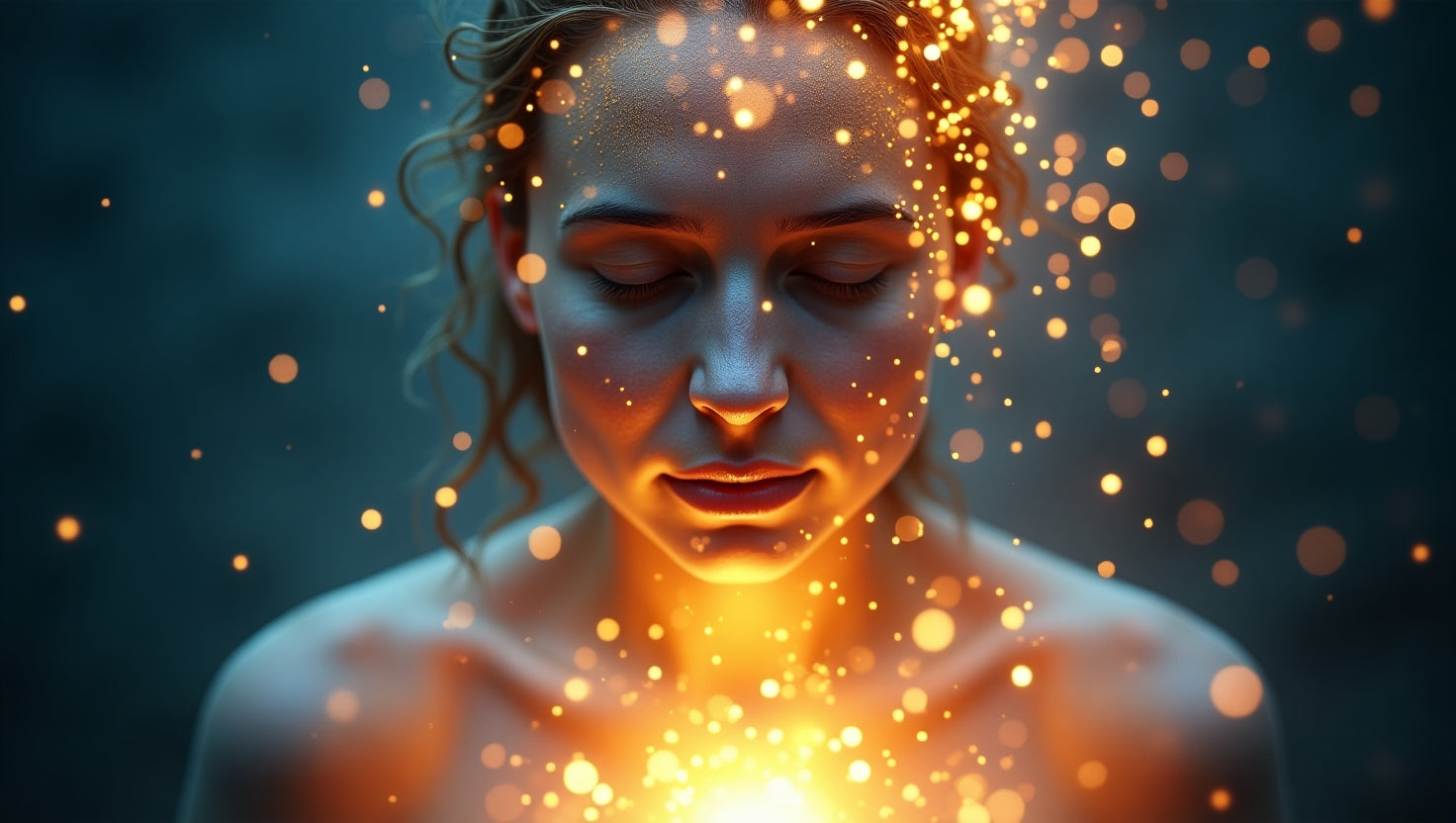Glow Code System -Frau im LIcht  - Transformastion