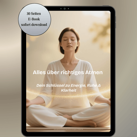 Richtig atmen lernen | Stressabau, Ausdauer, starkes Nervensystem, Gesundheit, Energie | E - Book - Glow - Mindset