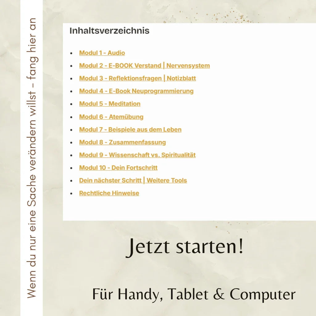 Root Reset Starter - Der Einstieg in deine emotionale Freiheit - Glow - Mindset