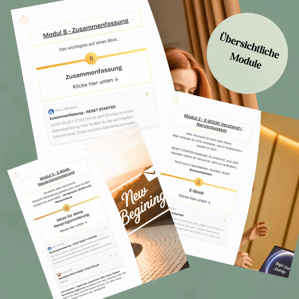 Root Reset Starter - Der Einstieg in deine emotionale Freiheit - Glow - Mindset