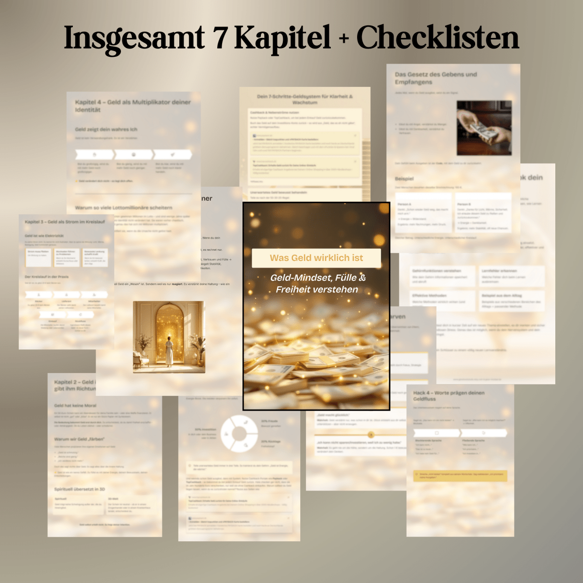 Was Geld wirklich ist | 7 Schritte Plan für Fülle, Freiheit & finanzielles Wachstum | E - Book - Glow - Mindset